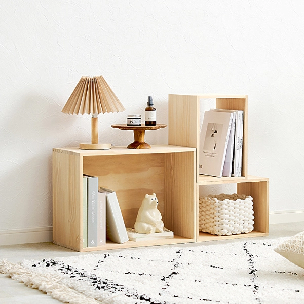 天然木 収納ボックス3点セット