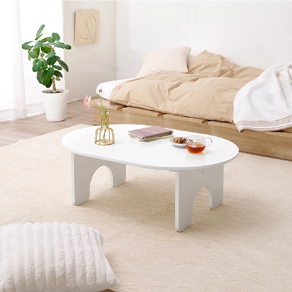 オーバルローテーブル 90cm幅